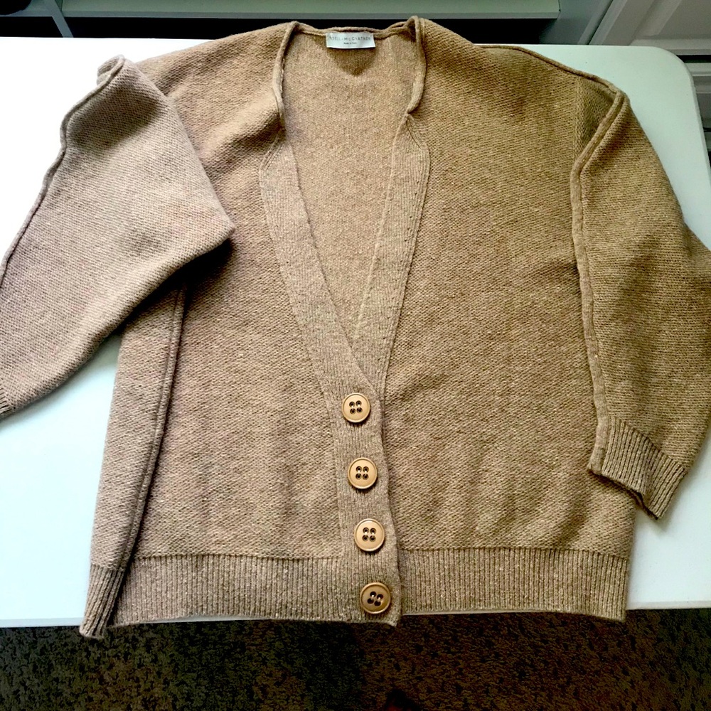 Stella McCartney virgin wool V-neck cardigan
